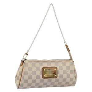 LOUIS VUITTON Damier Azur Eva Shoulder Bag 2way N55214 LV Auth 156080